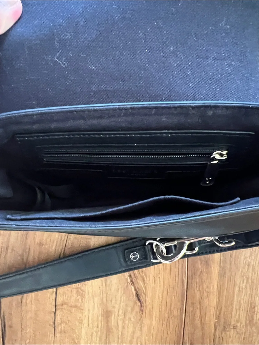 Ted Baker Leather and Suede Saddle bag